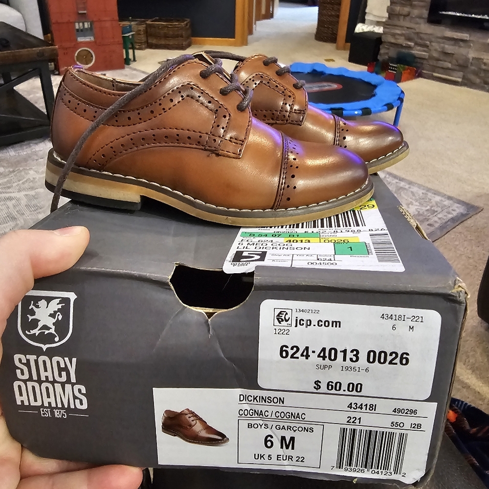 Stacy Adams kids dress shoes